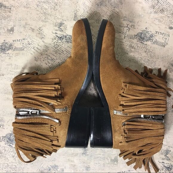 3.1 PHILLIP LIM Alexa fringed suede ankle boots - Picture 8 of 15